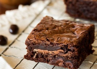 Dark chocolate brownies